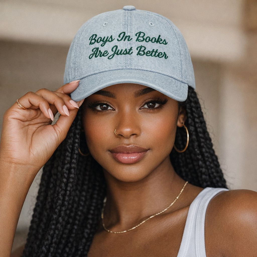 Boys in Books Are Better Denim Hat