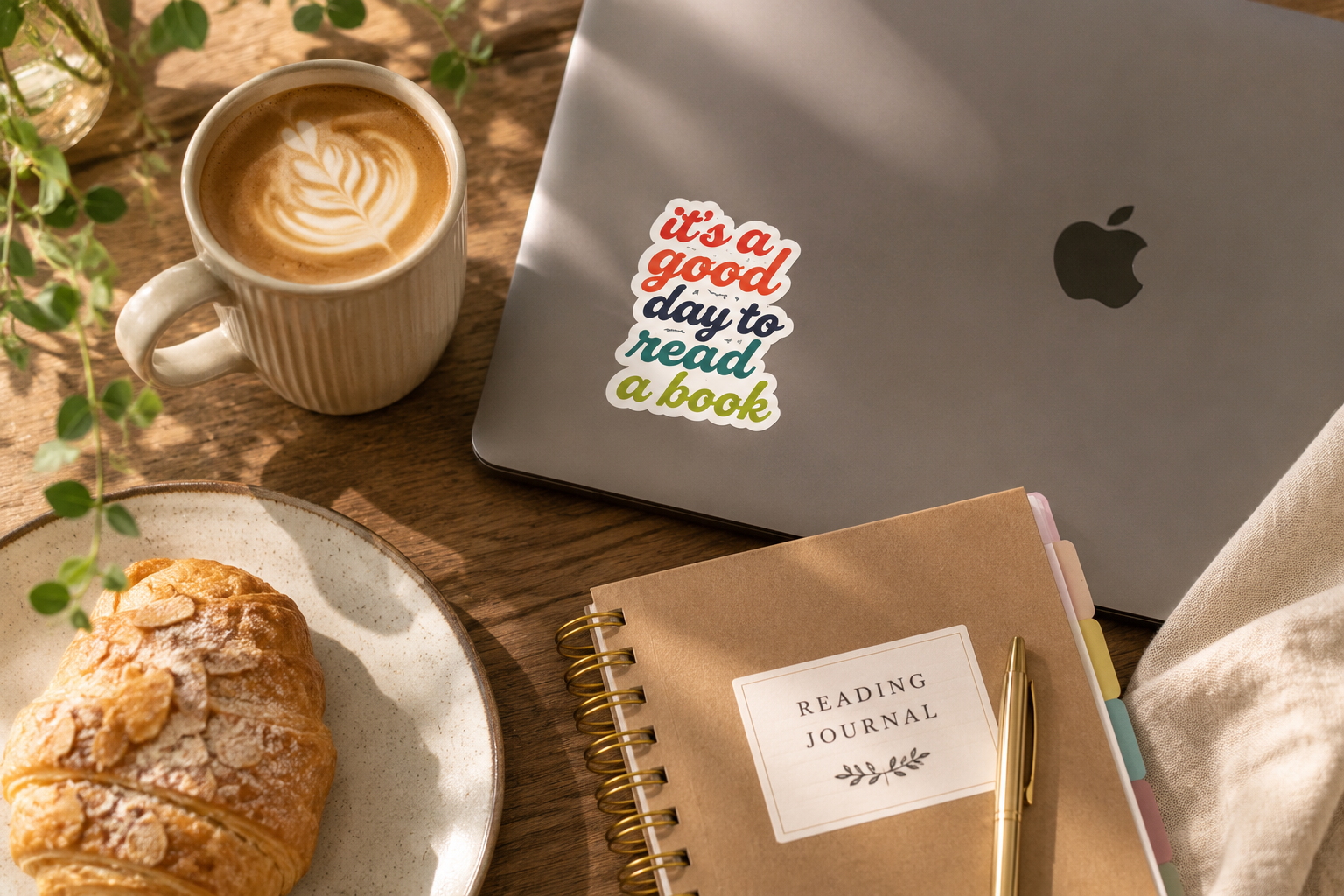 It's a Good Day to Read a Book Sticker